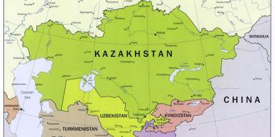 Το ουζμπεκιστάν, τη ρωσία χάρτης